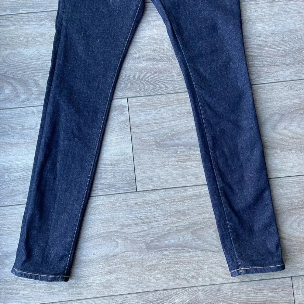 CQY High Rise Skinny PALME CLARITY Dark  Indigo Jeans - Picture 6 of 16